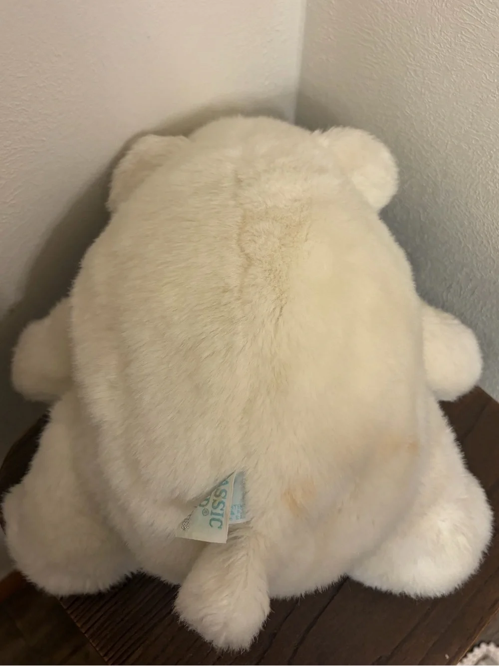 Classic GUND PLATINUM Edition White POLAR BEAR SNUFFLES 12
